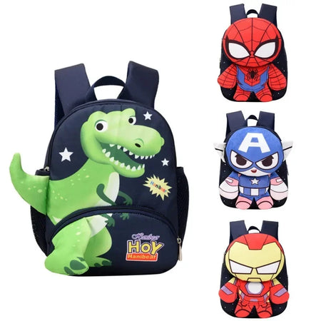 Mochila Infantil Dino e Super Heróis