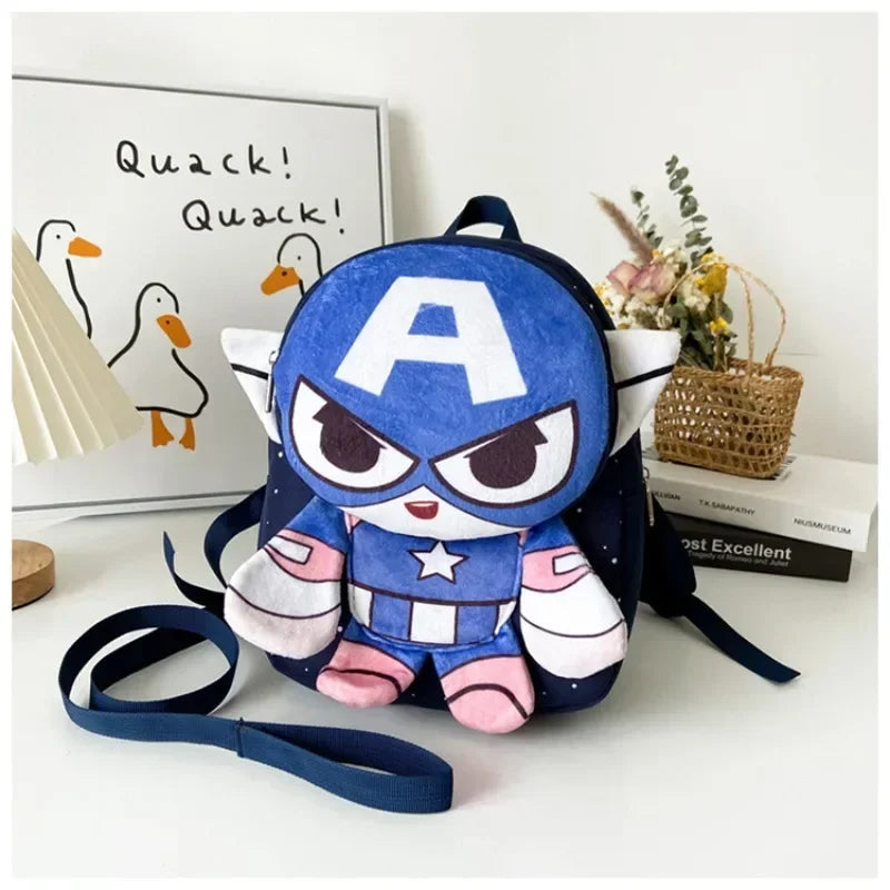 Mochila Infantil Dino e Super Heróis